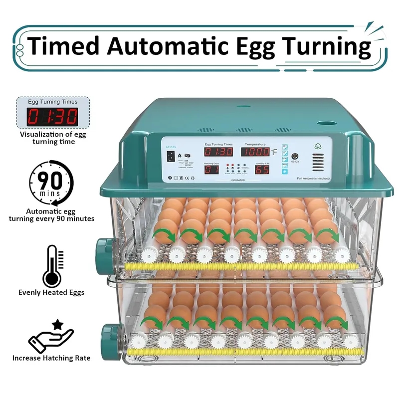 Chalixion Chicken Egg Incubator with Automatic Egg Turning